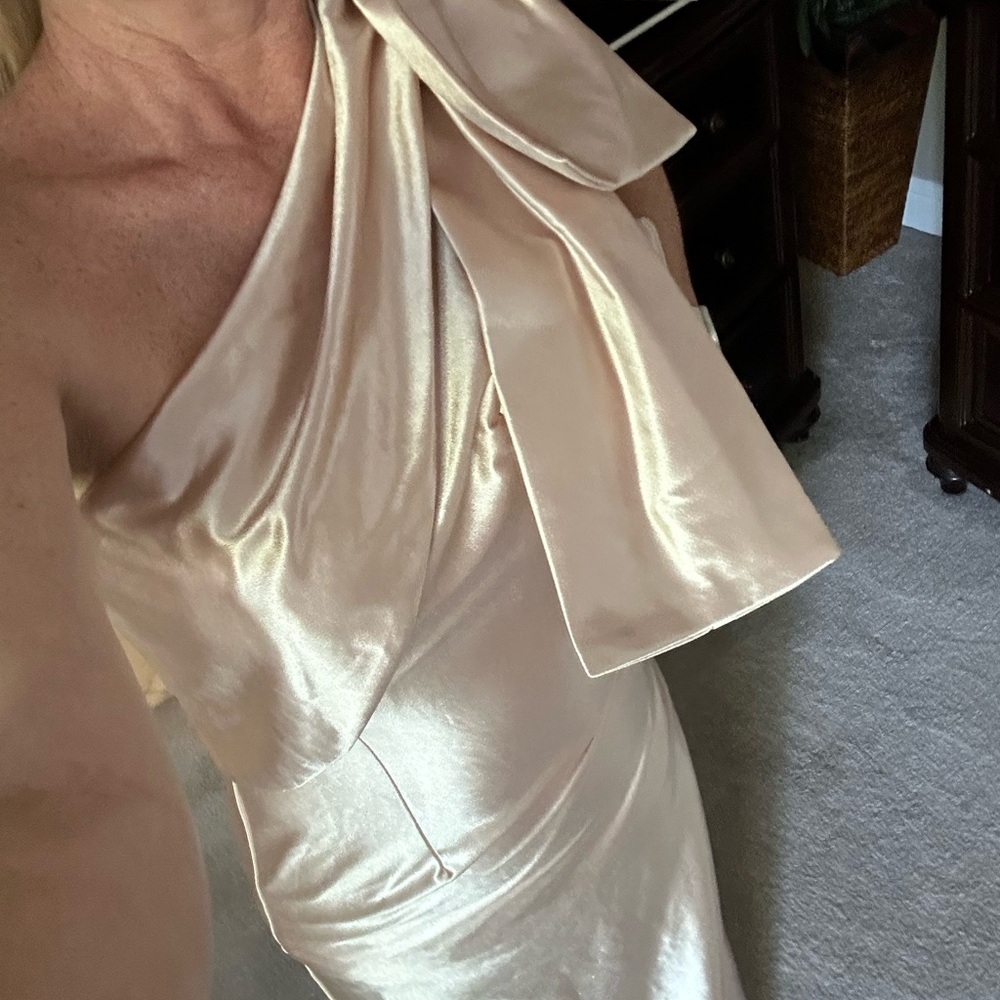 Champagne formal dress